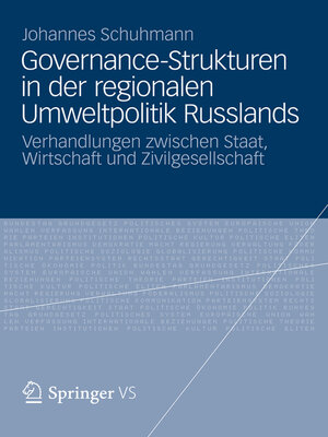 cover image of Governance-Strukturen in der regionalen Umweltpolitik Russlands